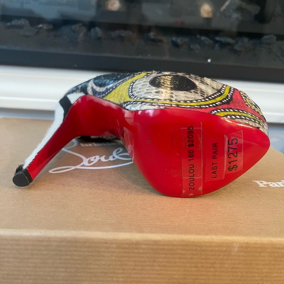 Zoulou 160 Python Masai Christian Louboutin  Sz. 36.5 - Picture 4 of 6